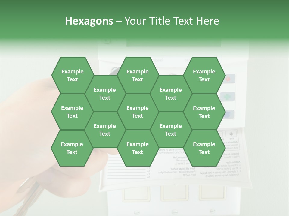 Panel House Alarm Security PowerPoint Template