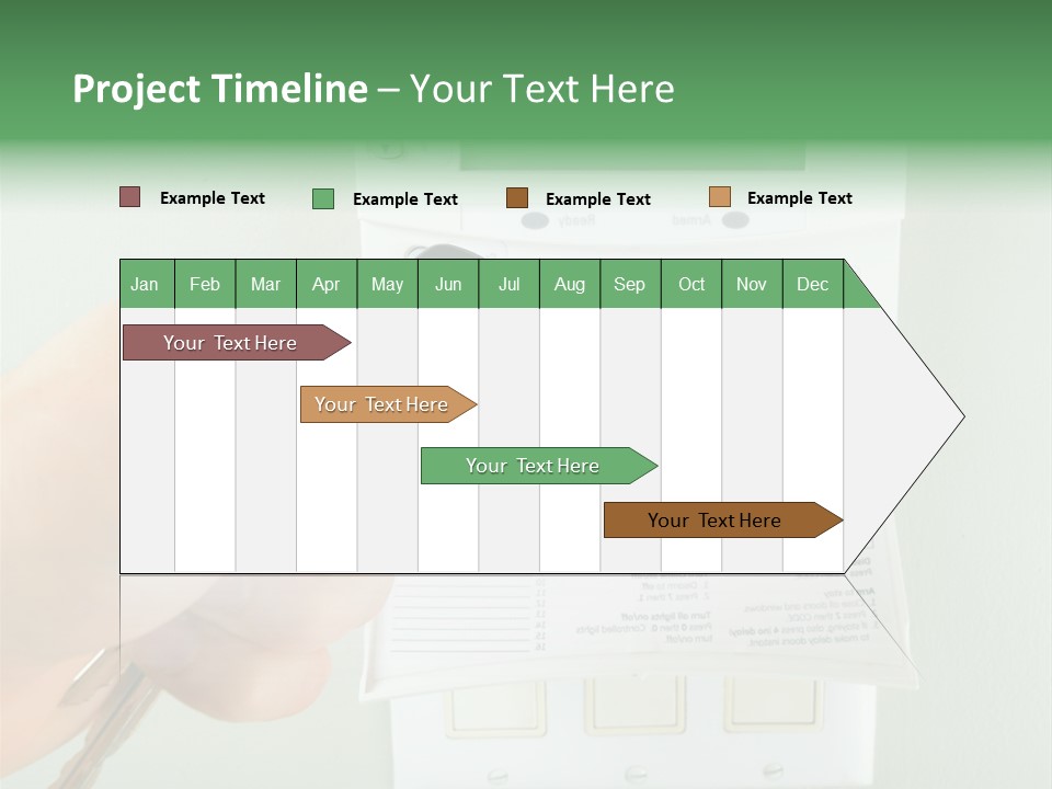 Panel House Alarm Security PowerPoint Template