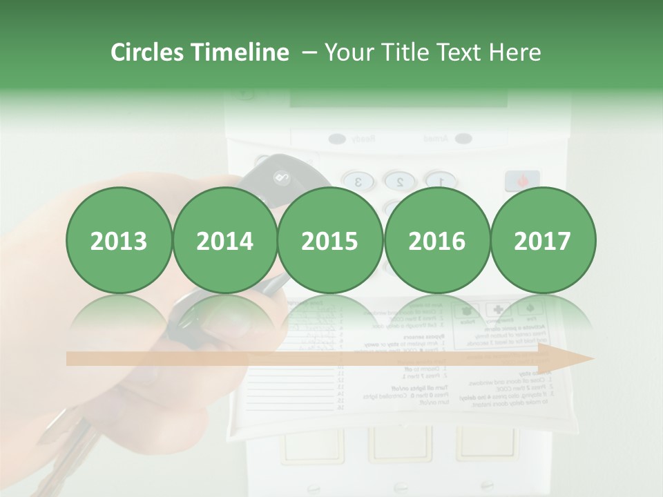 Panel House Alarm Security PowerPoint Template