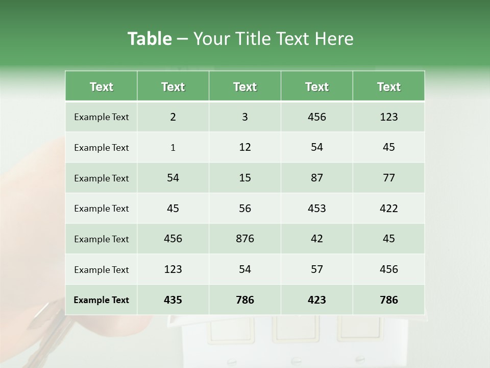 Panel House Alarm Security PowerPoint Template