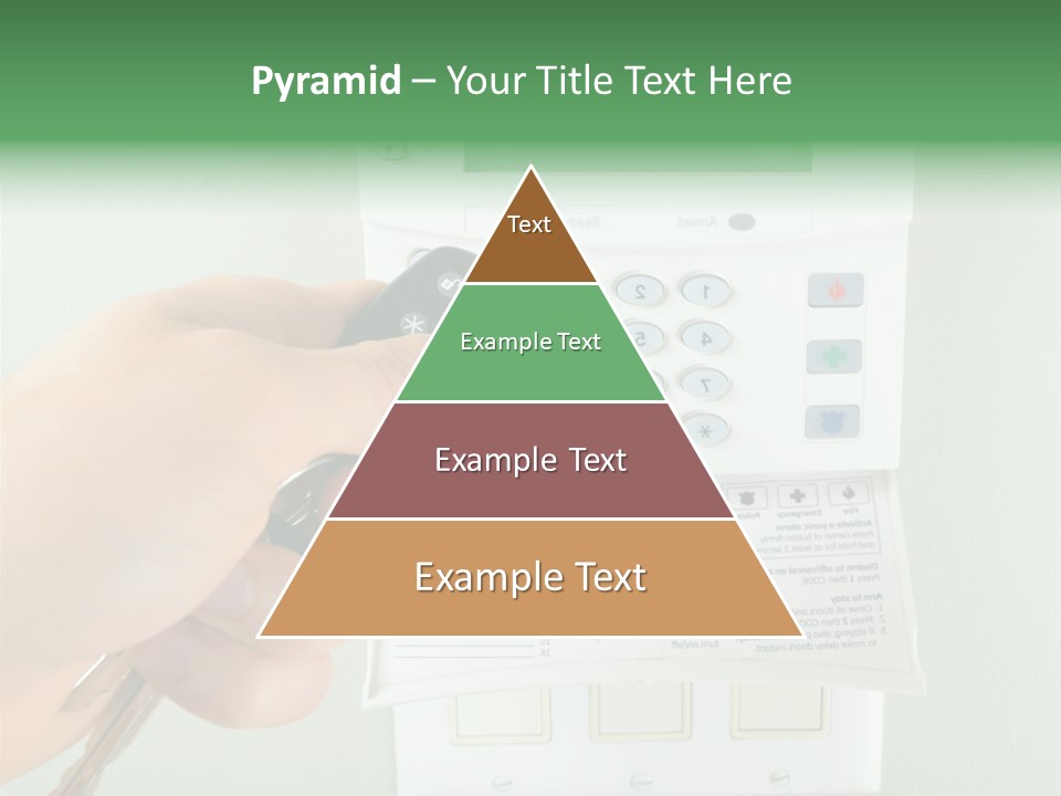 Panel House Alarm Security PowerPoint Template
