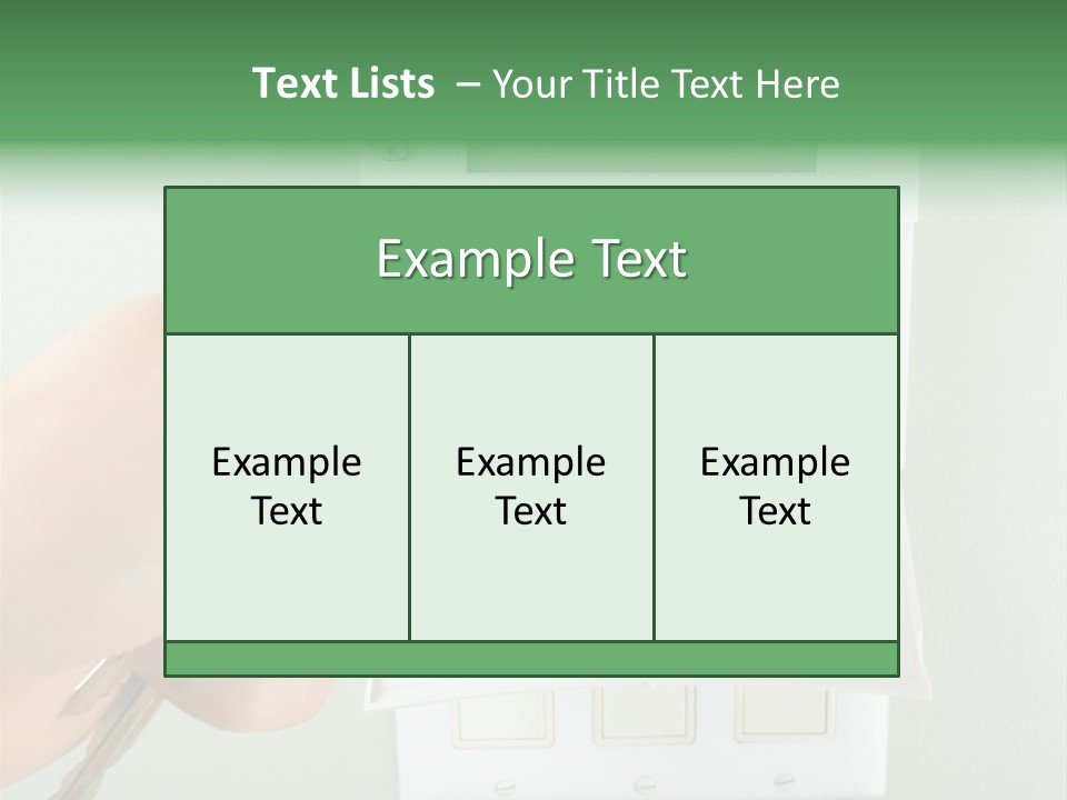 Panel House Alarm Security PowerPoint Template
