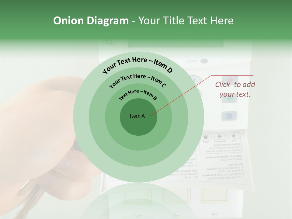 Panel House Alarm Security PowerPoint Template