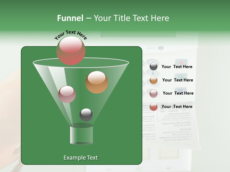 Panel House Alarm Security PowerPoint Template