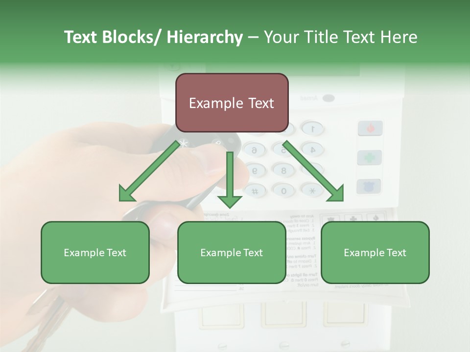 Panel House Alarm Security PowerPoint Template