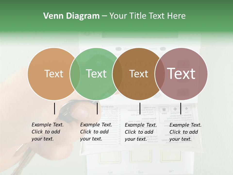 Panel House Alarm Security PowerPoint Template