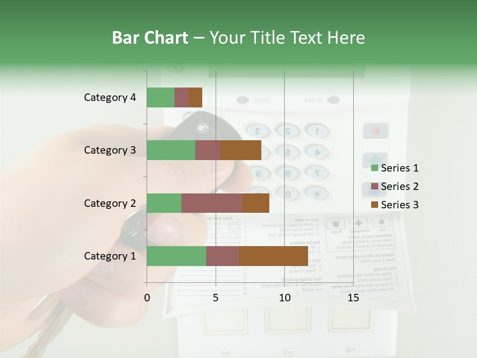 Panel House Alarm Security PowerPoint Template