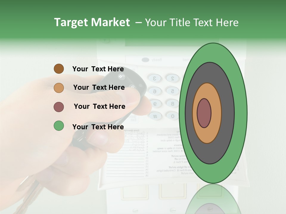 Panel House Alarm Security PowerPoint Template