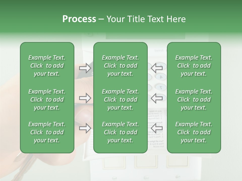 Panel House Alarm Security PowerPoint Template
