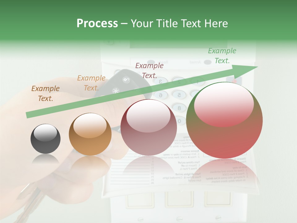 Panel House Alarm Security PowerPoint Template