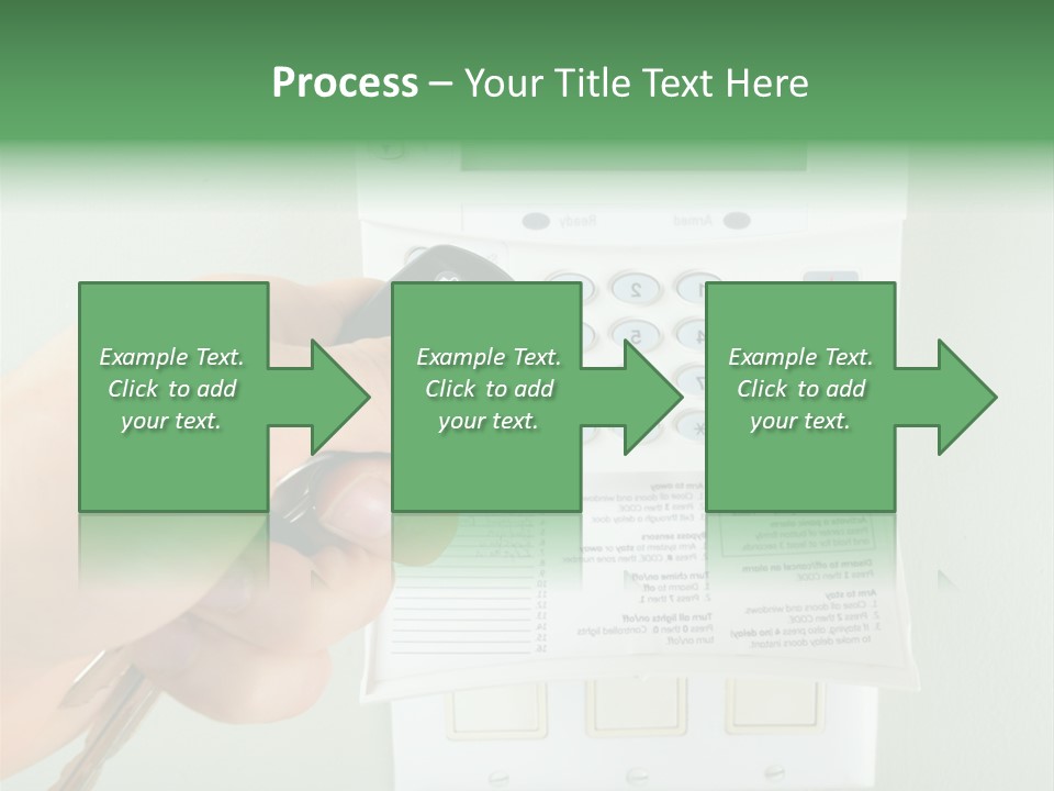 Panel House Alarm Security PowerPoint Template