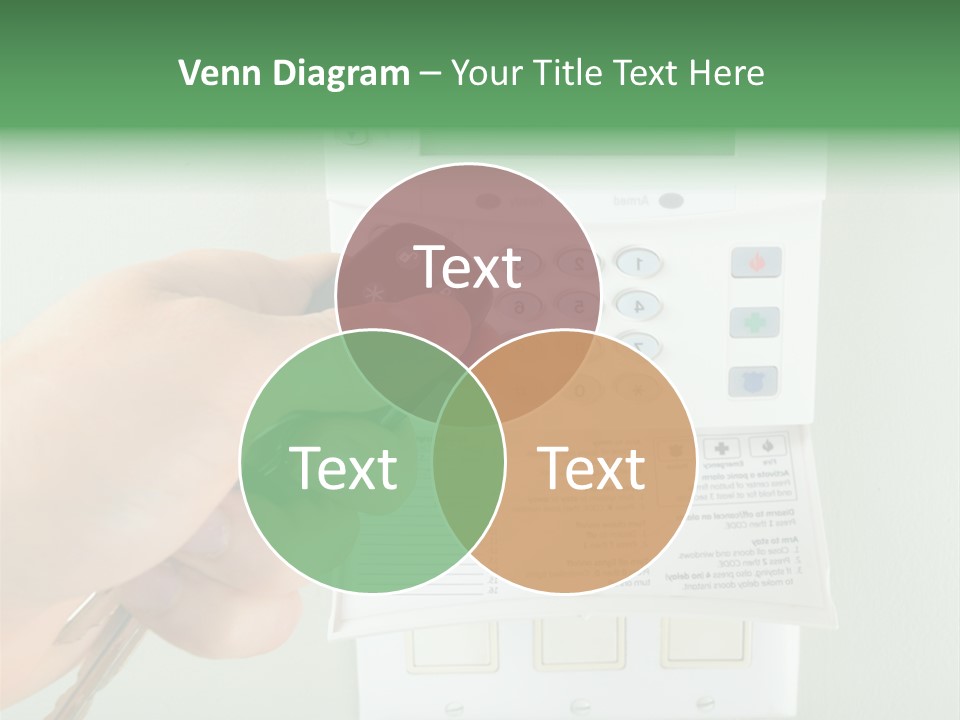 Panel House Alarm Security PowerPoint Template