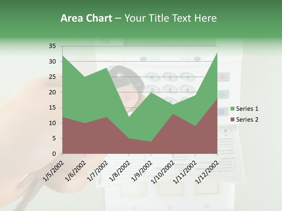 Panel House Alarm Security PowerPoint Template