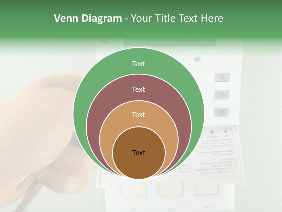 Panel House Alarm Security PowerPoint Template
