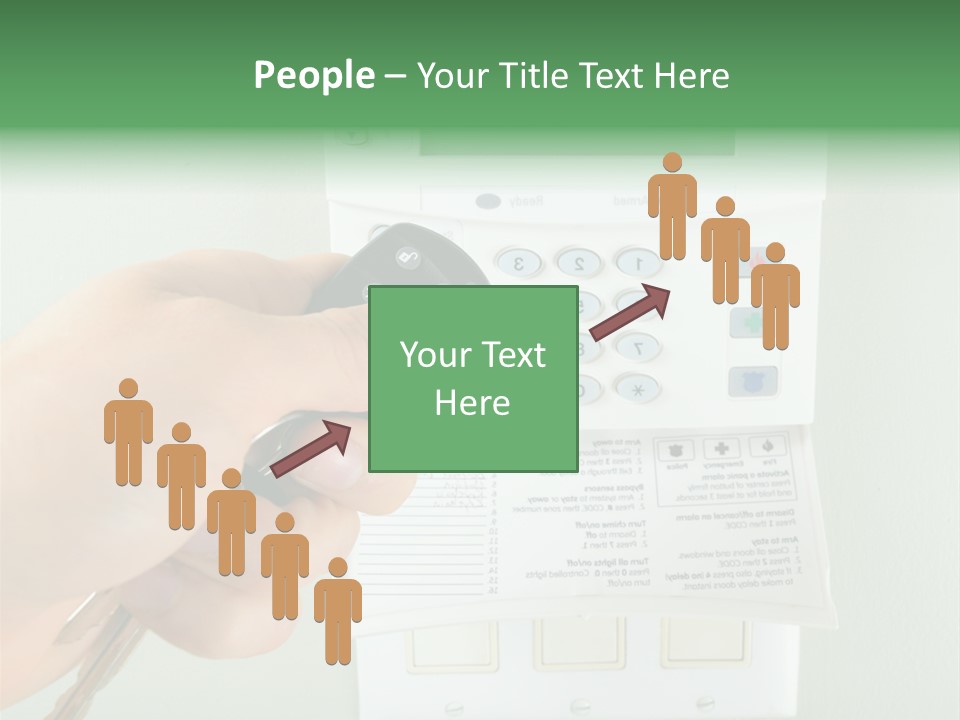 Panel House Alarm Security PowerPoint Template