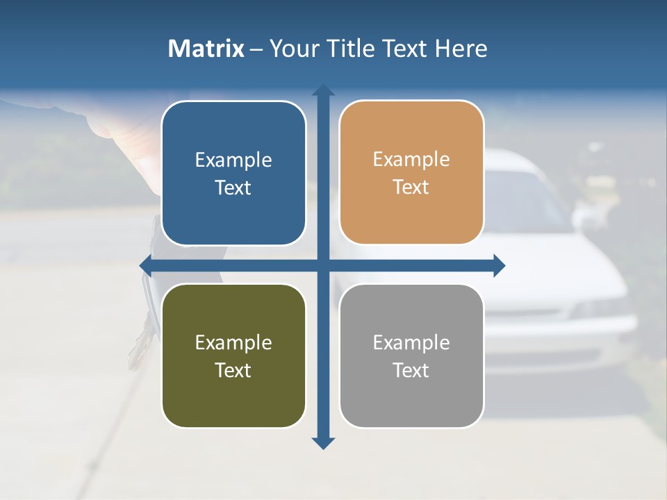 Vehicle Sedan Car PowerPoint Template