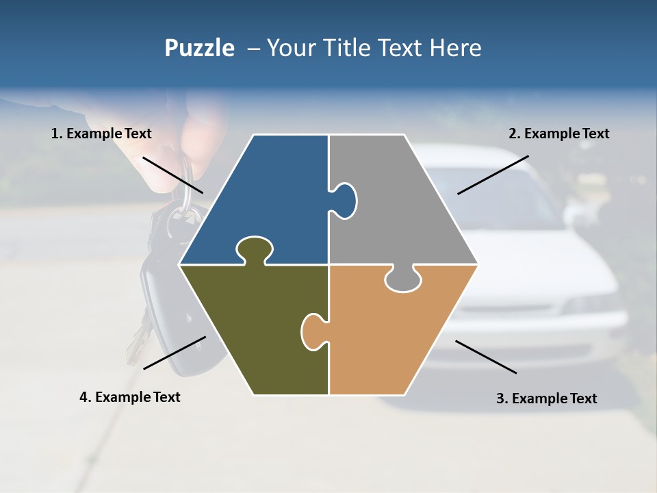 Vehicle Sedan Car PowerPoint Template