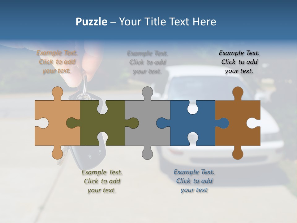 Vehicle Sedan Car PowerPoint Template