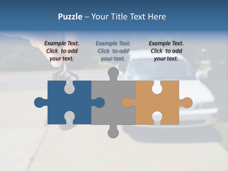 Vehicle Sedan Car PowerPoint Template