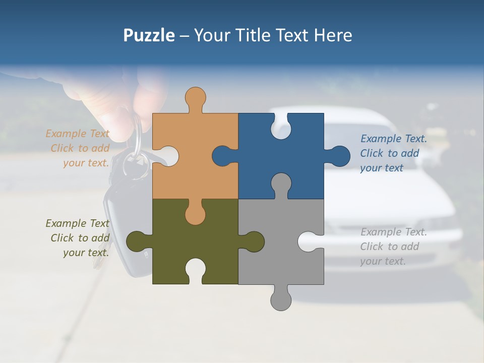 Vehicle Sedan Car PowerPoint Template