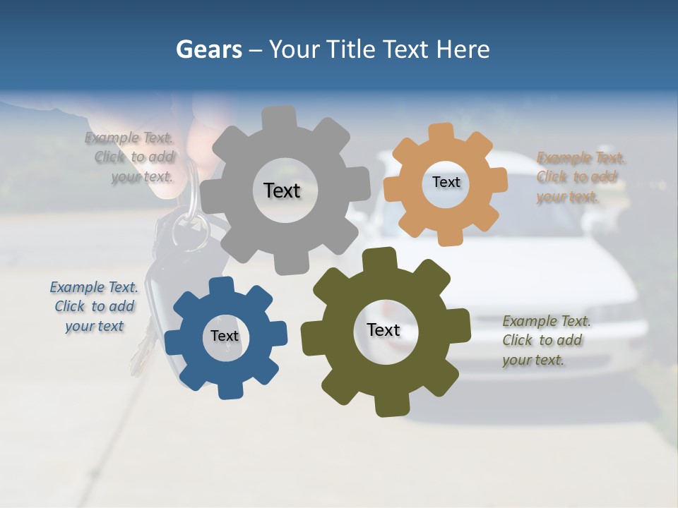 Vehicle Sedan Car PowerPoint Template