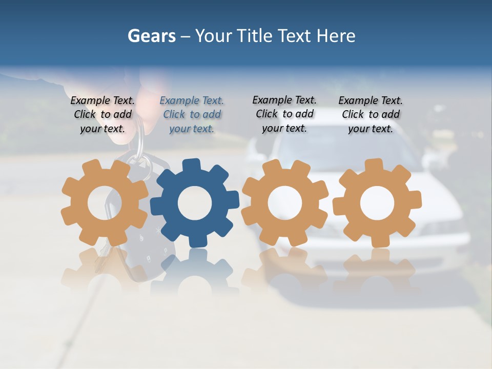 Vehicle Sedan Car PowerPoint Template