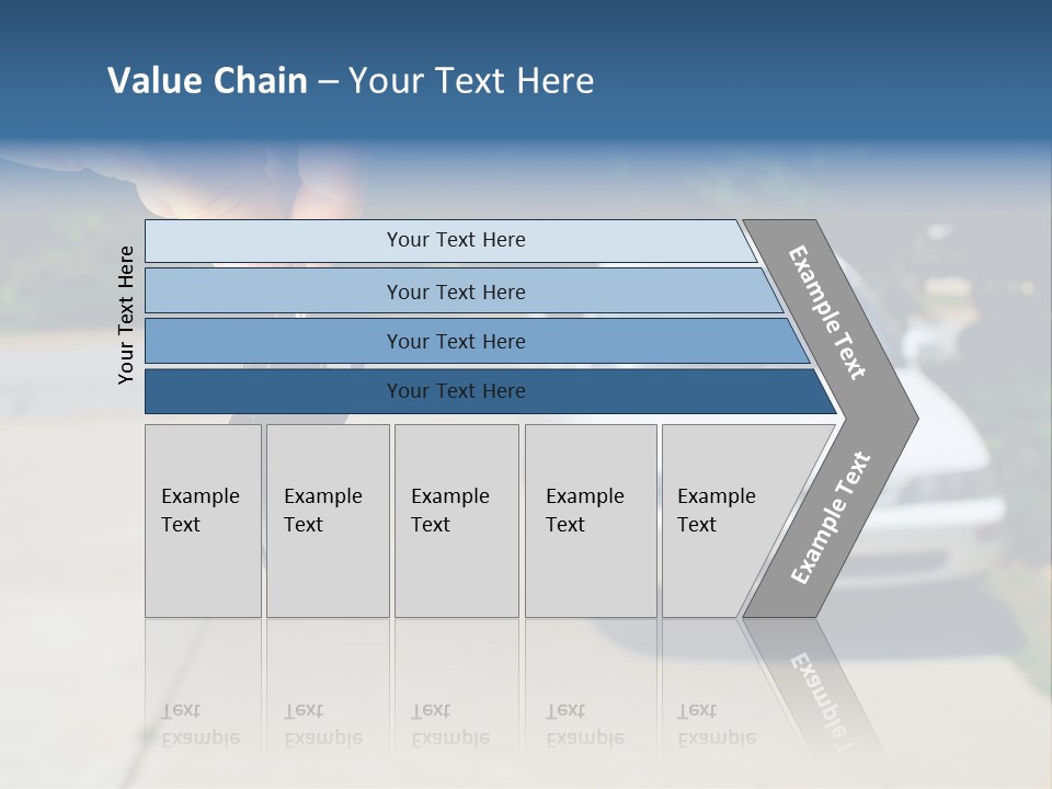 Vehicle Sedan Car PowerPoint Template