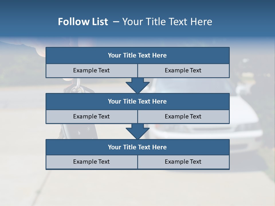 Vehicle Sedan Car PowerPoint Template