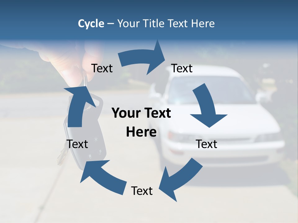 Vehicle Sedan Car PowerPoint Template