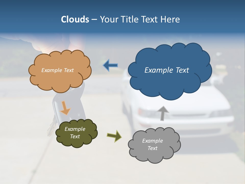 Vehicle Sedan Car PowerPoint Template