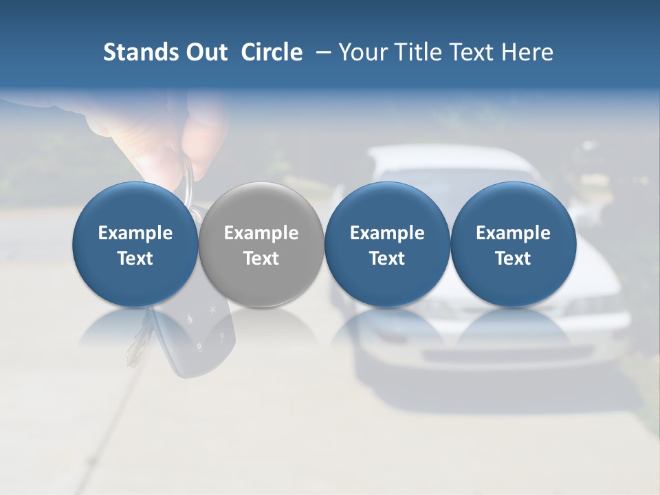 Vehicle Sedan Car PowerPoint Template