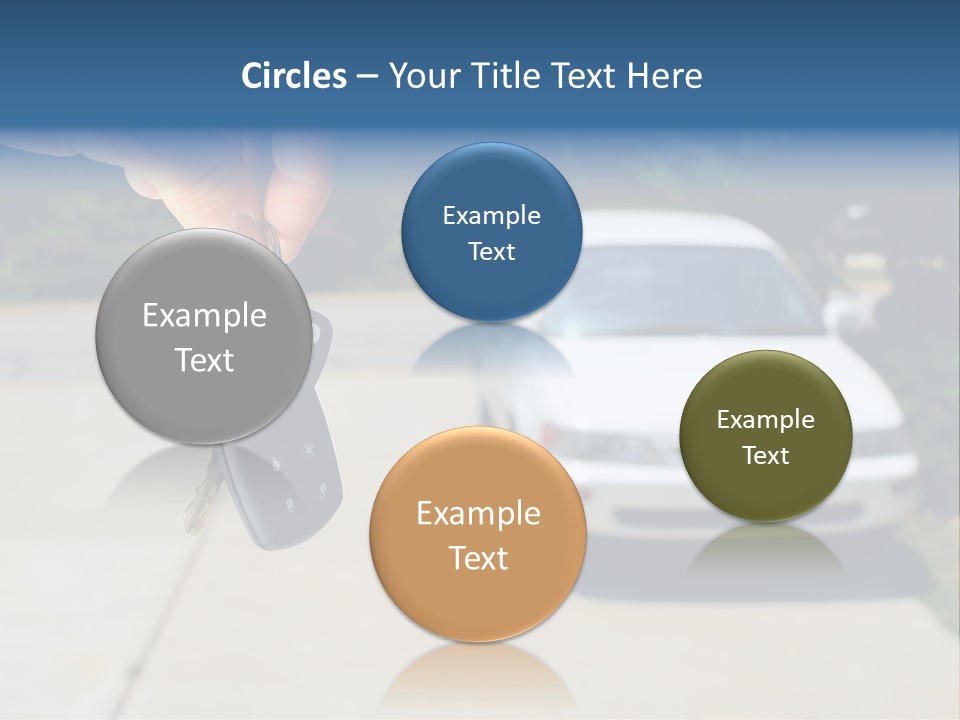 Vehicle Sedan Car PowerPoint Template