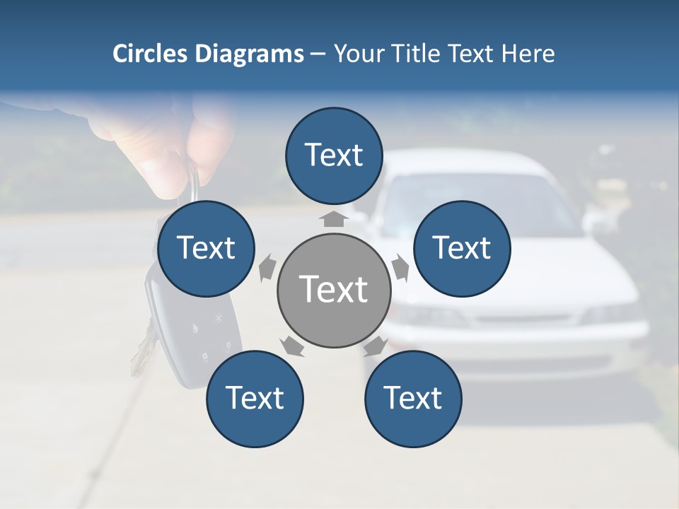 Vehicle Sedan Car PowerPoint Template