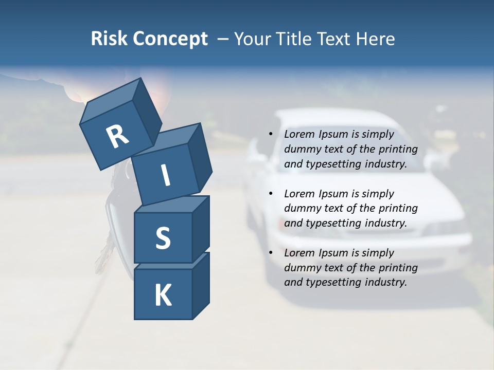 Vehicle Sedan Car PowerPoint Template