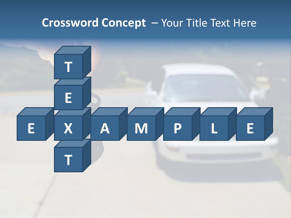 Vehicle Sedan Car PowerPoint Template