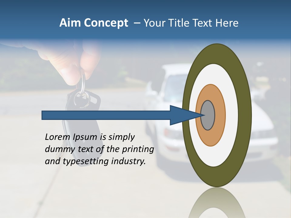 Vehicle Sedan Car PowerPoint Template