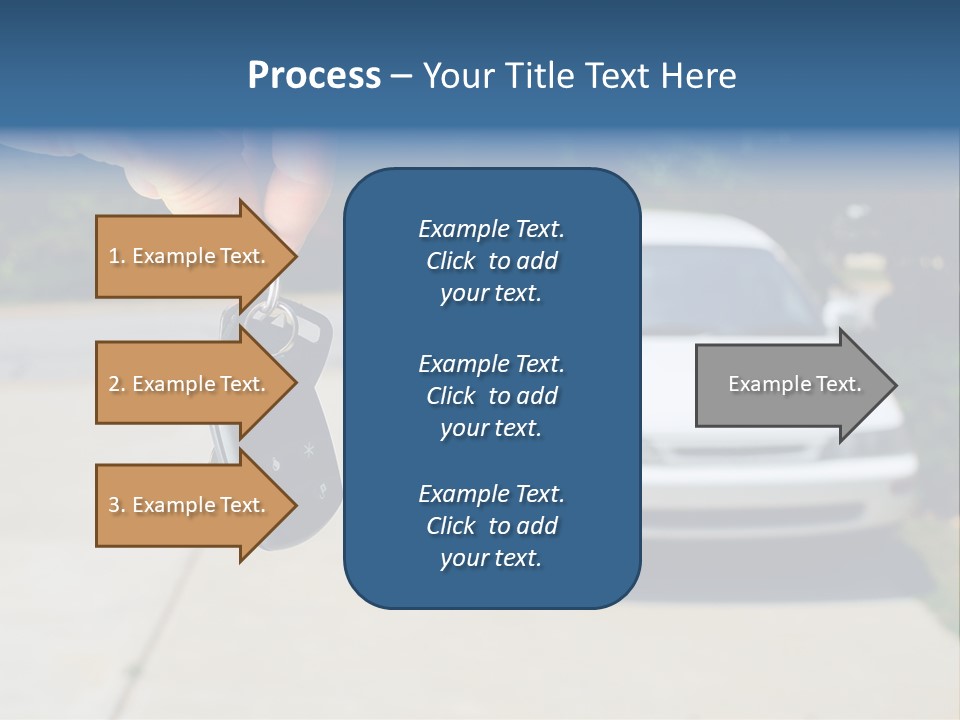 Vehicle Sedan Car PowerPoint Template
