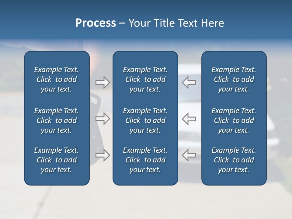 Vehicle Sedan Car PowerPoint Template