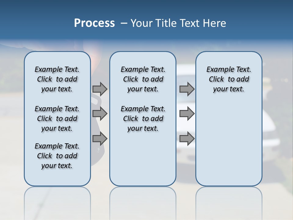 Vehicle Sedan Car PowerPoint Template