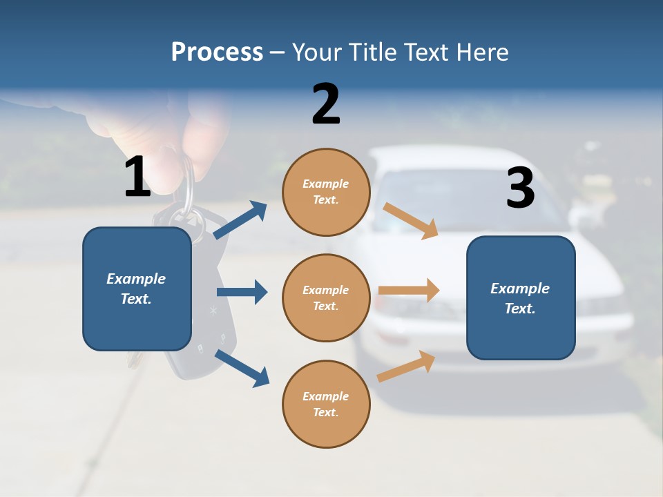 Vehicle Sedan Car PowerPoint Template