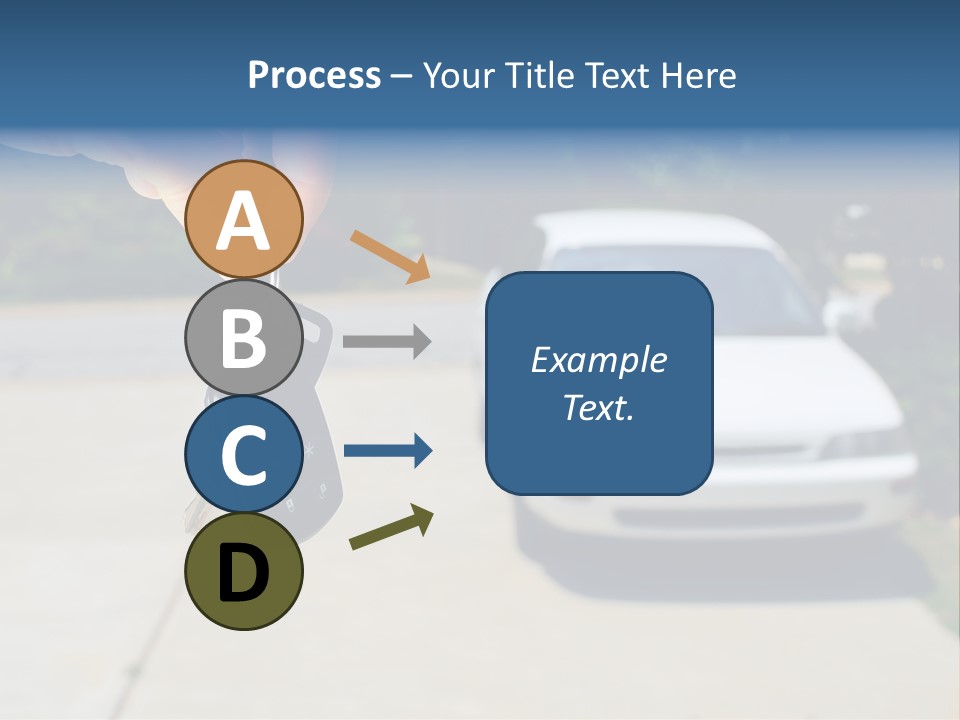 Vehicle Sedan Car PowerPoint Template