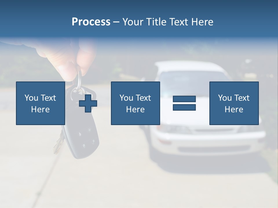 Vehicle Sedan Car PowerPoint Template