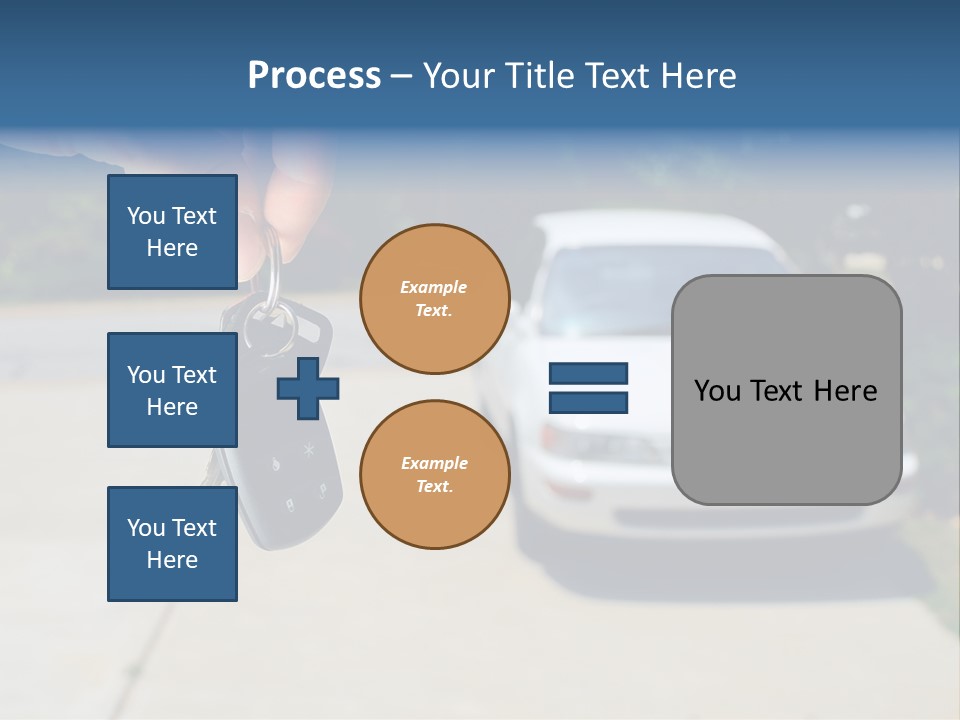 Vehicle Sedan Car PowerPoint Template