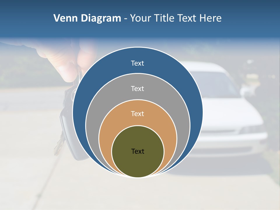 Vehicle Sedan Car PowerPoint Template