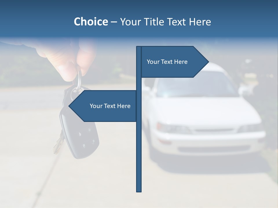 Vehicle Sedan Car PowerPoint Template