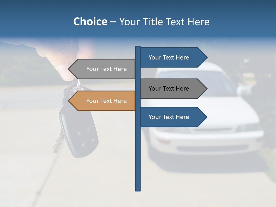 Vehicle Sedan Car PowerPoint Template