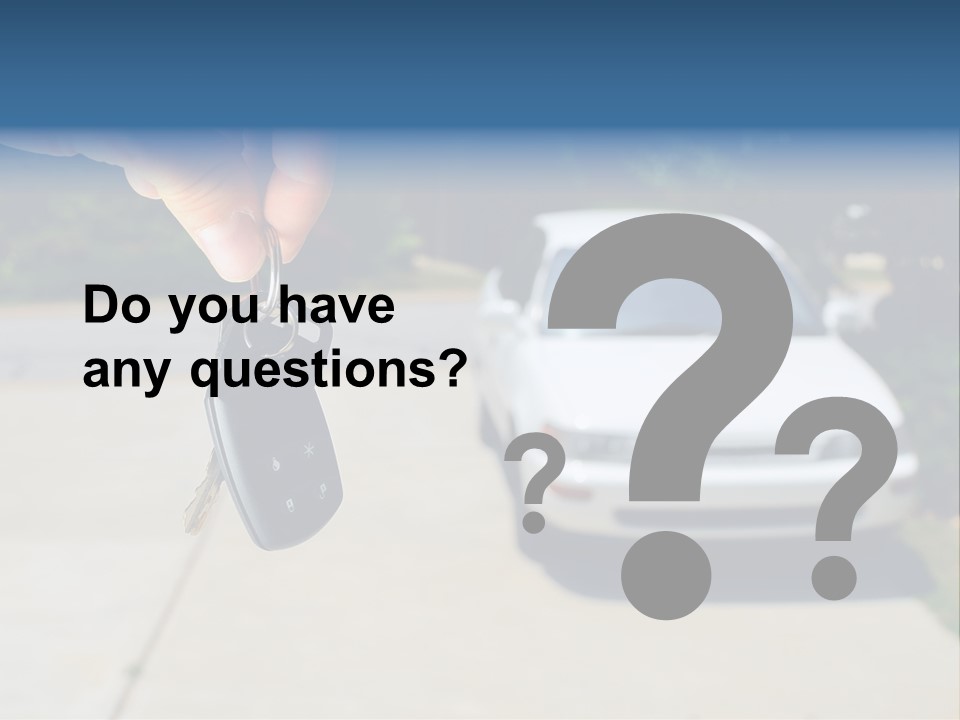 Vehicle Sedan Car PowerPoint Template