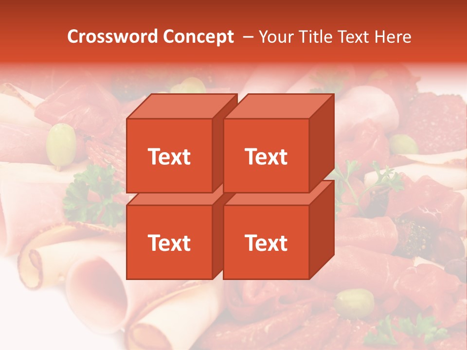 Kalt Aufschnitt Appetizer PowerPoint Template