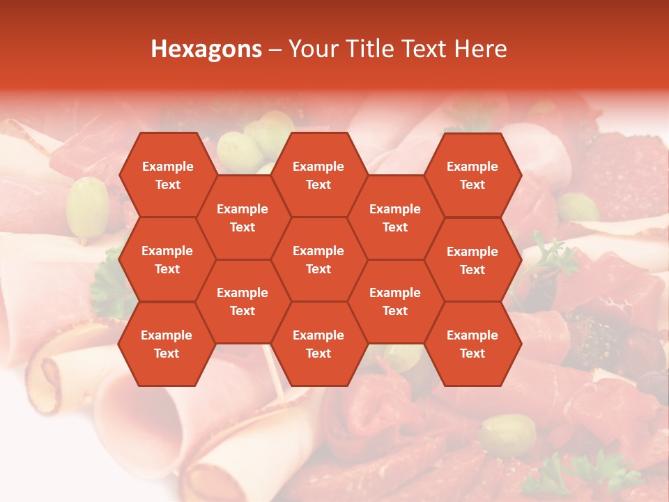 Kalt Aufschnitt Appetizer PowerPoint Template