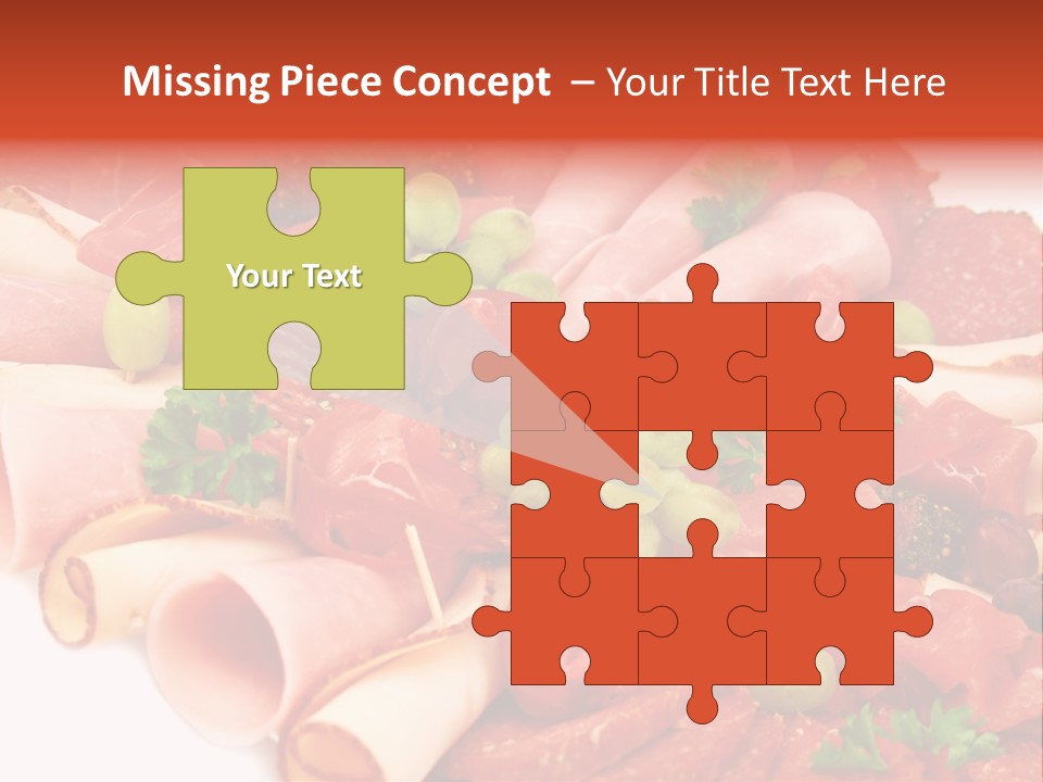 Kalt Aufschnitt Appetizer PowerPoint Template